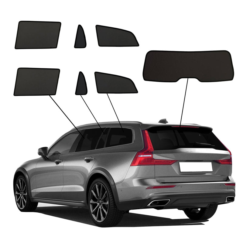 SunClip, aurinkosuoja ja yksityisyyssuoja, sopii Volvo V60 II (2018-)