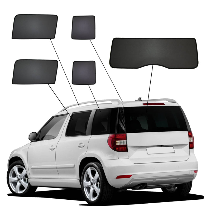 SunClip, aurinkoverho, sopii Skoda Yeti (5L) 2009-2017
