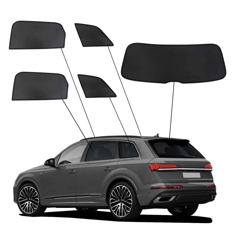 SunClip, Aurinkoverho & aurinkosuoja, sopii Audi Q7 (4M) (2015-)