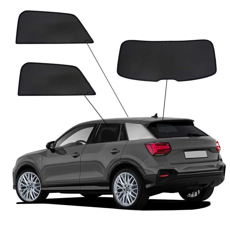SunClip, aurinkoverho ja yksityisyyssuoja, sopii Audi Q2 (GA) (2016-)