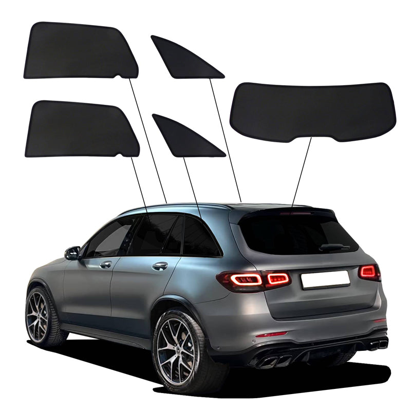 SunClip, Aurinkoverhot & Aurinkosuoja, sopii Mercedes GLC (X253) (2015-2022)