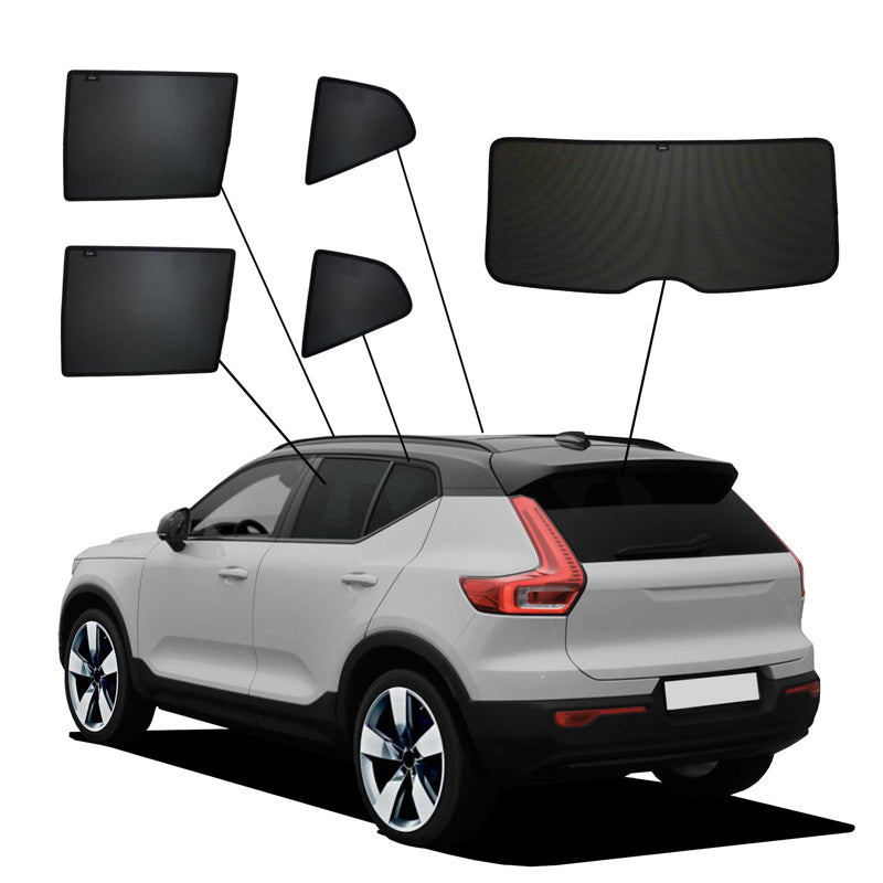 SunClip, aurinkosuoja & yksityisyyssuoja, sopii Volvo XC40 (2017-) & EX40 (2024-)