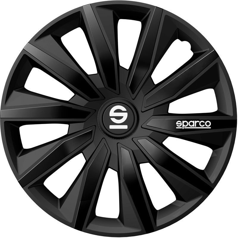 Sparco, Pölykapselit, 4 kpl, Milano - 14-tuumainen - musta