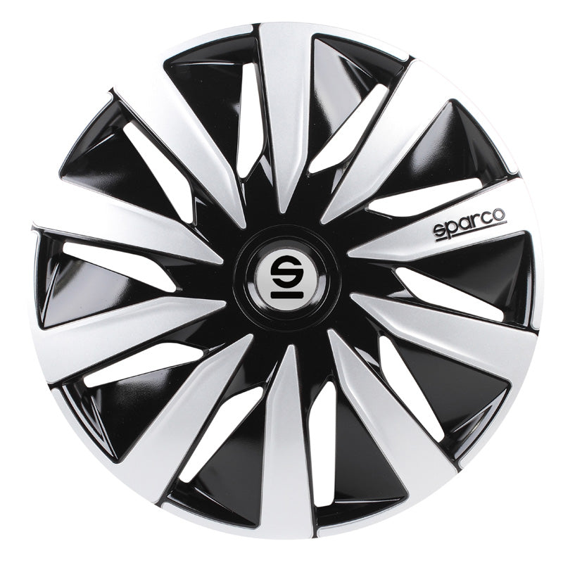Sparco, pölykapselit, 4 kpl, Lazio - 14 tuuman - musta/hopea