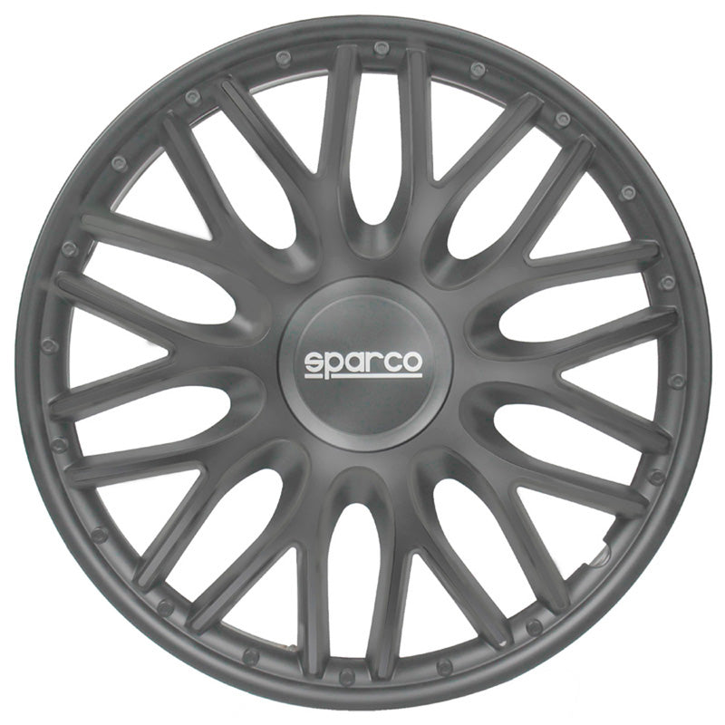 Sparco, pölykapselit, 4 kpl., Roma - 14 tuumaa - harmaa