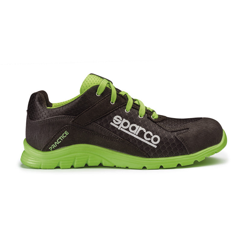 Sparco, Kevyet turvakengät S1P Keke - Musta/Vihreä - EU-koko 38