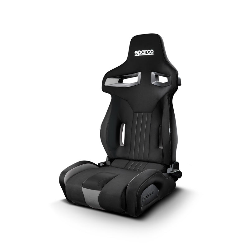 Sparco, Urheiluistuin R333 - Musta/Harmaa - Säädettävä