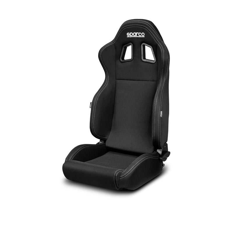 Sparco, ergonominen urheiluistuin R100 MY22 - musta - kallistettava