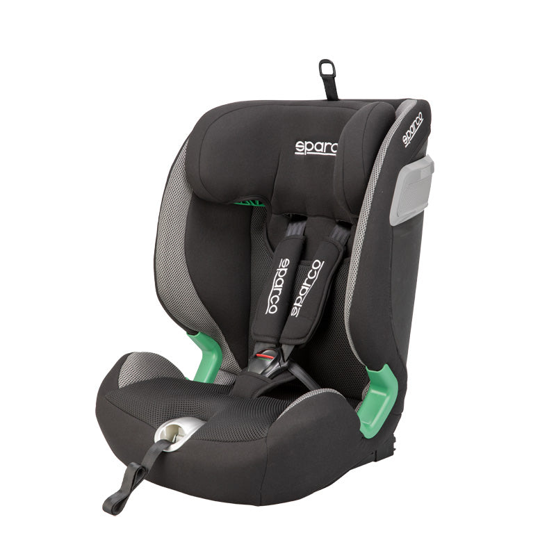 Sparco, lastenistuin SK5000I - Isofix - Sort/Grå - i-Size 76-150cm