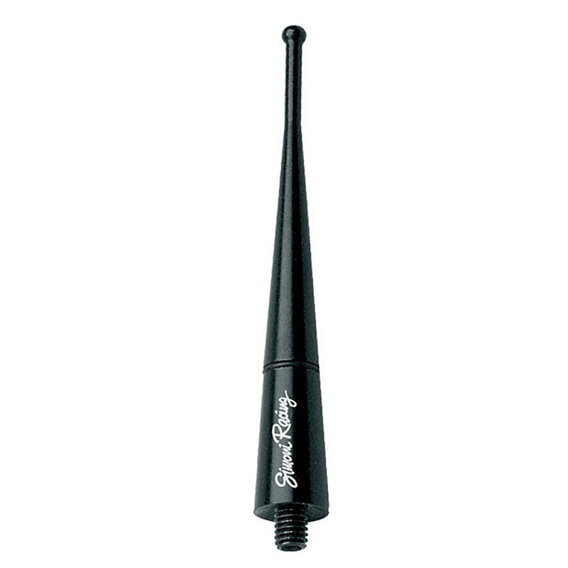 Simoni Racing, alumiininen antenni - musta - 9 cm