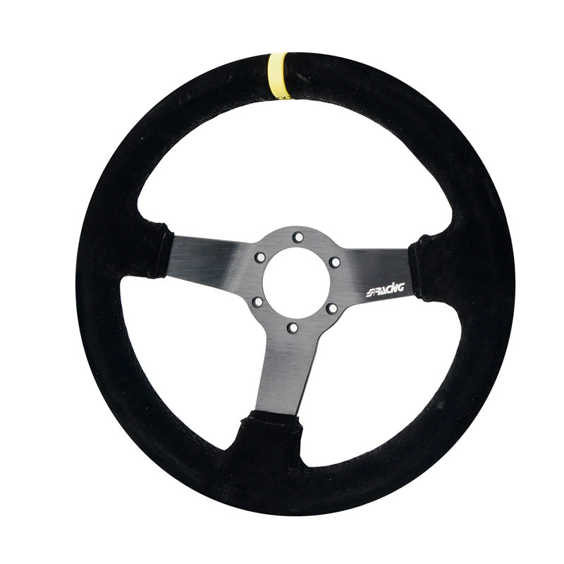 Simoni Racing, urheiluohjauspyörä, Carrera - musta mokka - halkaisija 320mm