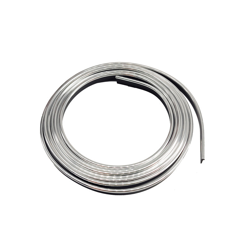 Simoni Racing, Kromtrim till bilinteriör, Silver, 3 meter