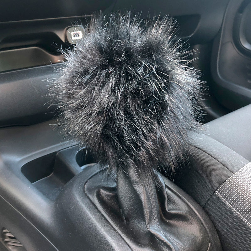 Simoni Racing, Fluffy Fur - vaihdenupun suojus - musta