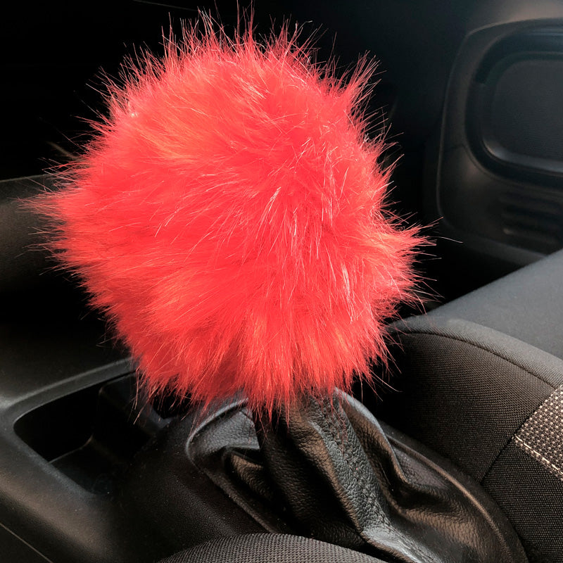 Simoni Racing, Fluffy Fur vaihteenvalitsimen suojus - Punainen