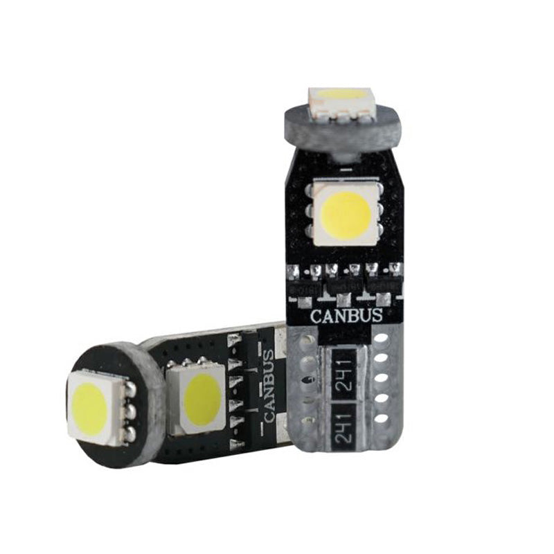 Simoni Racing, T10 3-LED ultravalkoinen sisävalo - 3W - 2 kpl