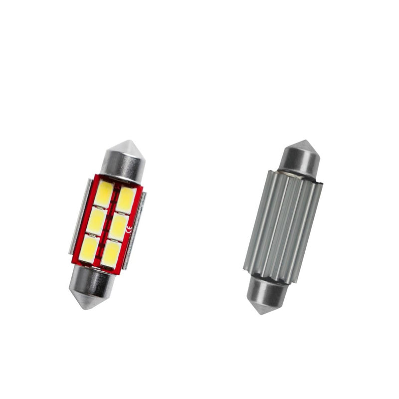 Simoni Racing, Pinol 6-LED 31 mm -valot - valkoinen - 2 kpl