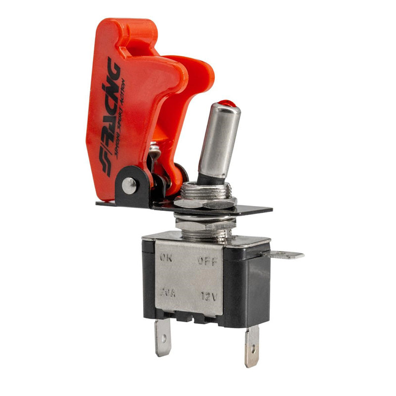 Simoni Racing, Punainen LED-kytkin punaisella kannella - 12V/20Amp
