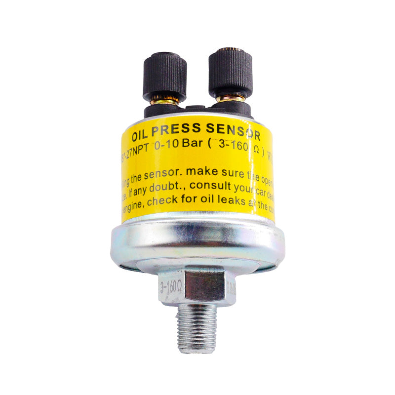 Simoni Racing, Öljynpaineanturi 0-10 bar, 3-160 ohm, 1/8 NPT kierre