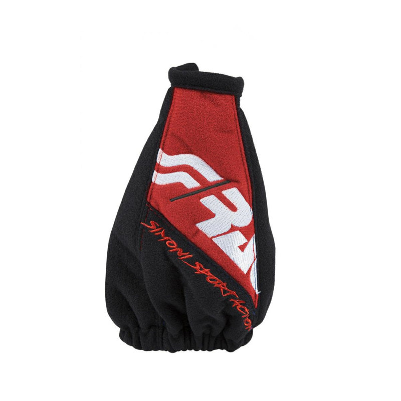 Simoni Racing, vaihdekepin suojus Cut - 150x150mm/Ø190mm - Musta/Punainen