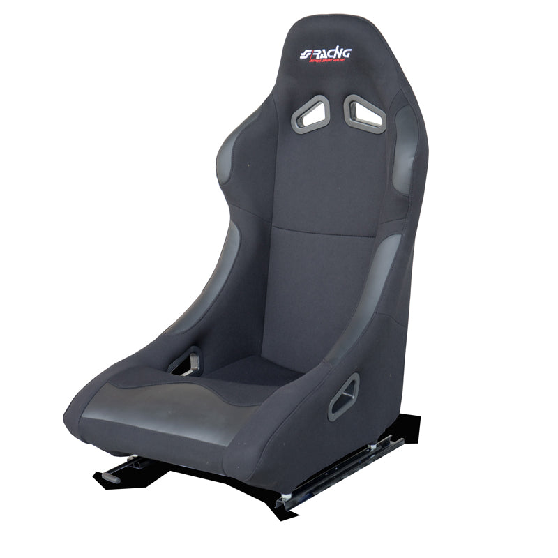 Simoni Racing, urheiluistuin Damon - musta - ei säädettävä - sis. liukukiskot