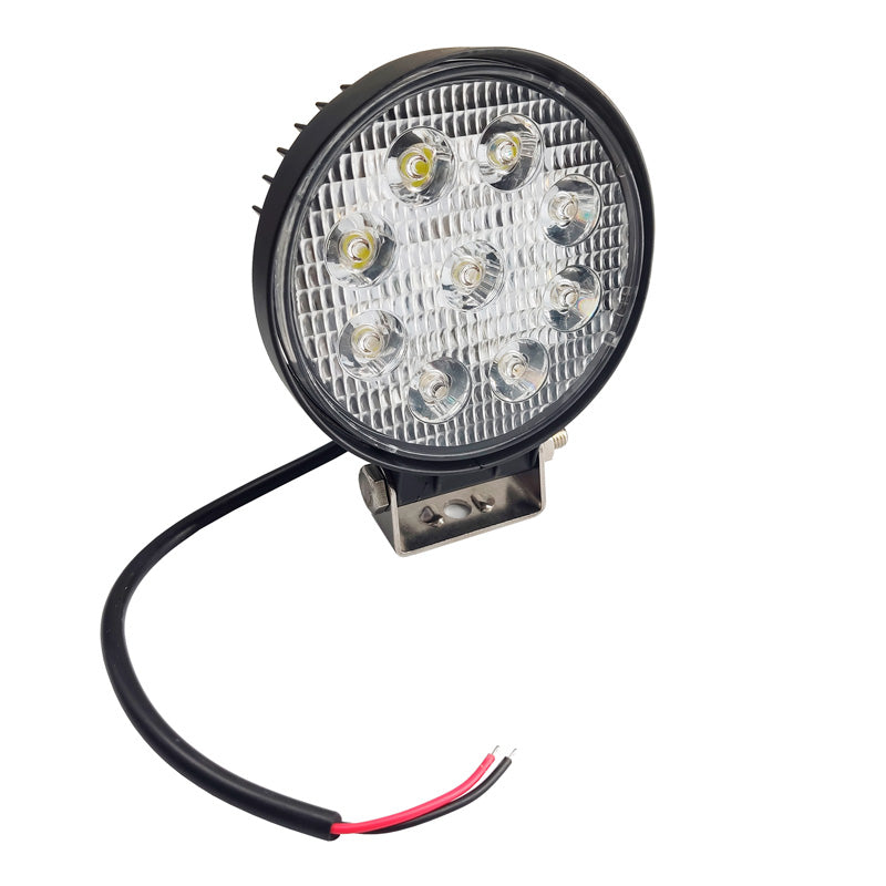 Simoni Racing, Universella LED-auxiliarframlampor, 112 mm, svart, set om 2, E32 typgodkänd