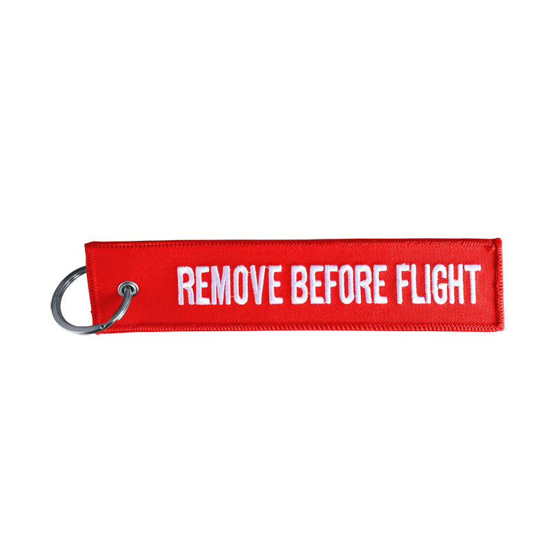 Simoni Racing, avaimenperä Remove Before Flight - punainen - 150mm