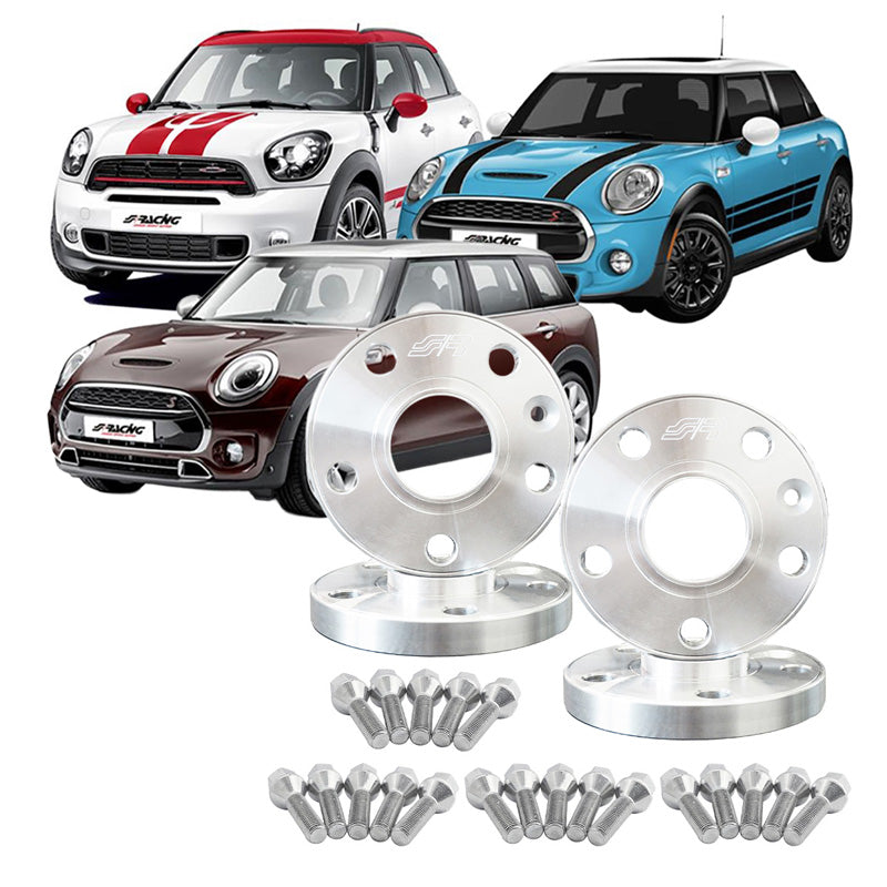 Simoni Racing, Spacer Kit, Aluminium, 2x15mm(FA) + 2x18mm(RA), sopii Mini, sis. pyöränpultit