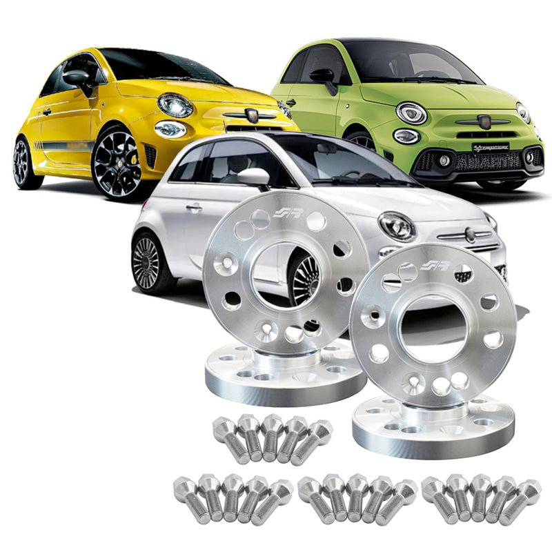 Simoni Racing, Spacer Kit, Aluminium, 2x12mm(FA) - 2x16mm(RA), sopii Abarth, Fiat