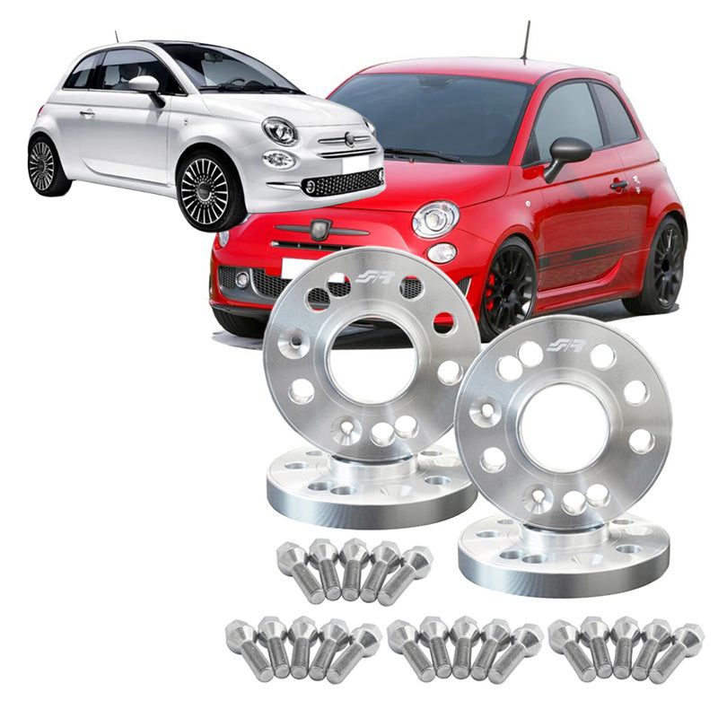 Simoni Racing, Spacer Kit, Aluminium, eteen ja taakse, 2x12mm, sopii Abarth, Fiat eri