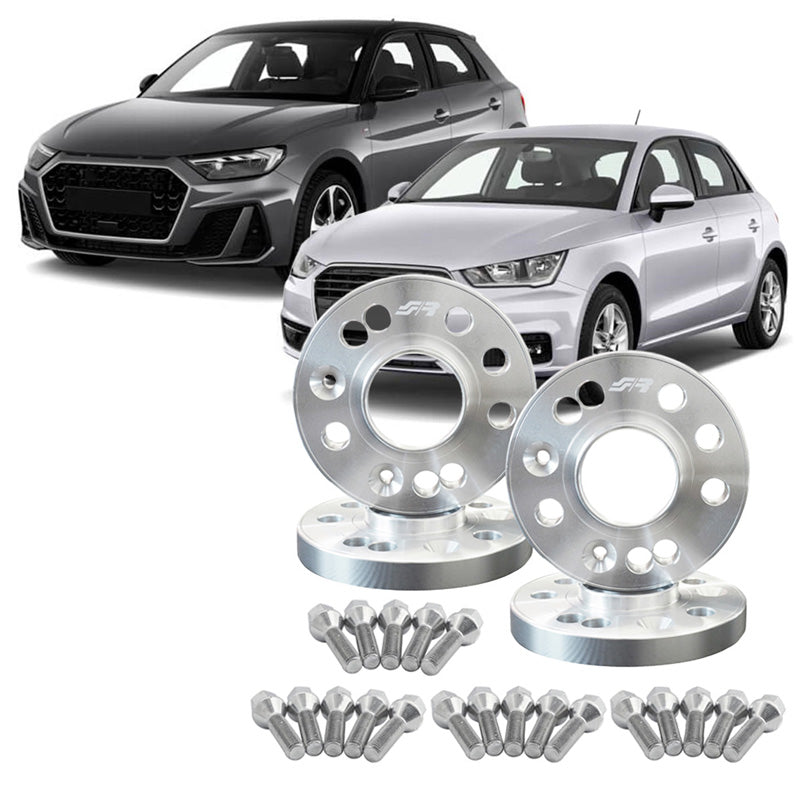 Simoni Racing, Spacer Kit, Aluminium, 2x16mm(FA) - 2x20mm(RA), sopii Audi eri