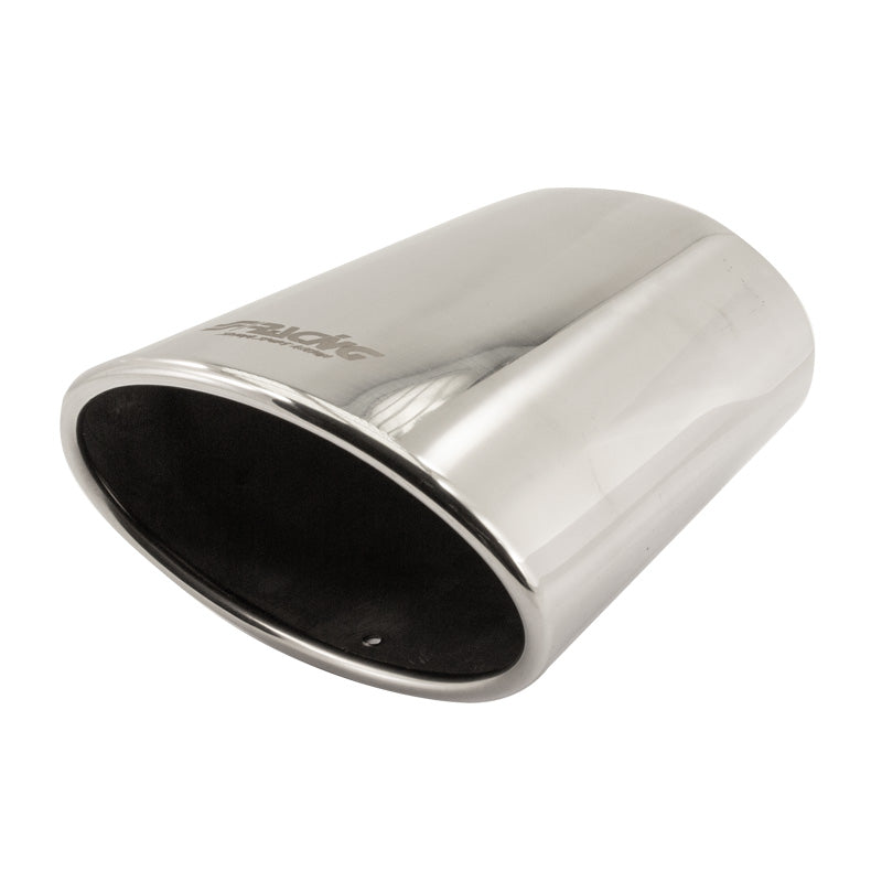 Simoni Racing, pakoputken pääte, ovaali/viisto Inox - 150x100xL250mm - asennus ->54mm