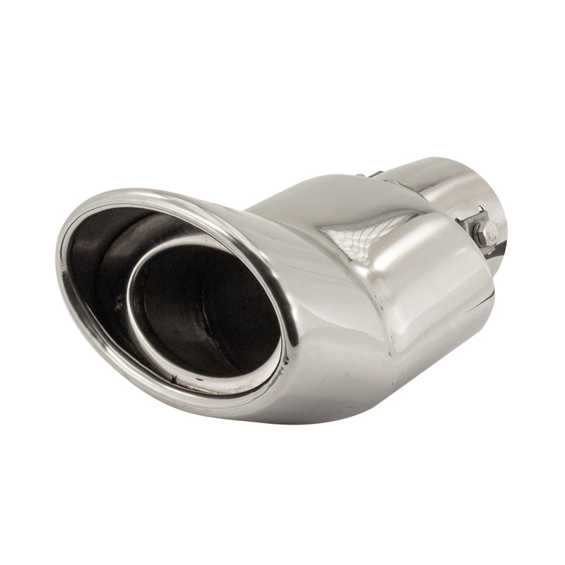 Simoni Racing, pakoputken pääte, ovaali DTM Inox - 118x70xL160mm - asennus ->57mm