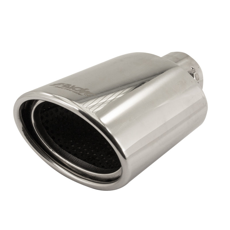Simoni Racing, pakoputken pää, ovaali, ruostumaton teräs - 119x76xL178mm - asennus ->55mm