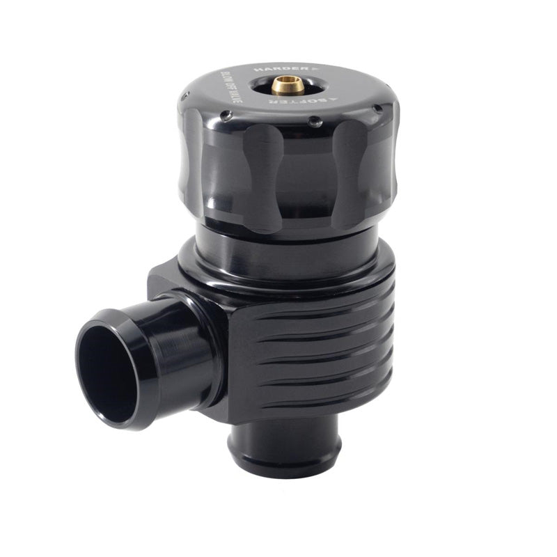 Simoni Racing, universaali blow-off-venttiili Type 13 - säädettävä venttiilinpaino - 22mm liitäntä - 90mm pituus - 48mm halkaisija - musta