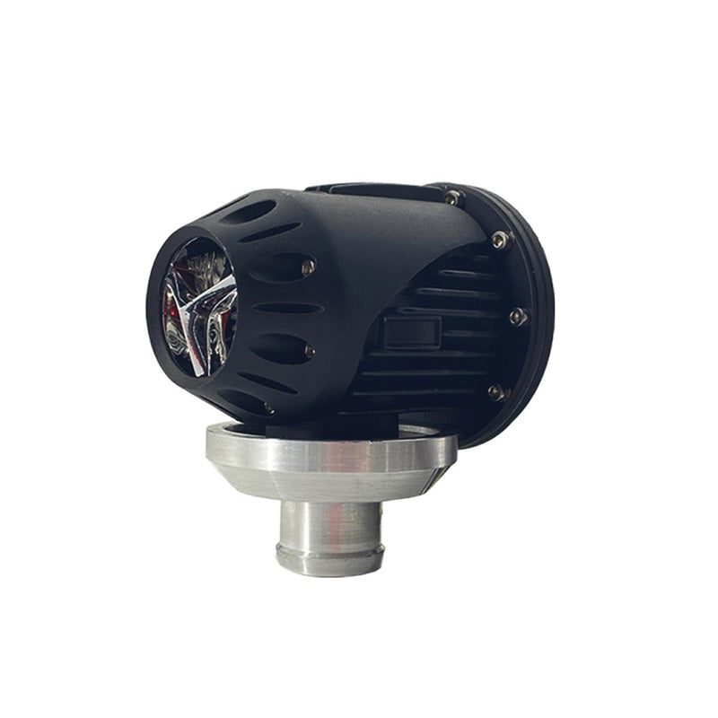 Simoni Racing, universaali blow-off-venttiili Type 14 - musta - 25mm liitäntä, 95mm pituus, 75mm halkaisija