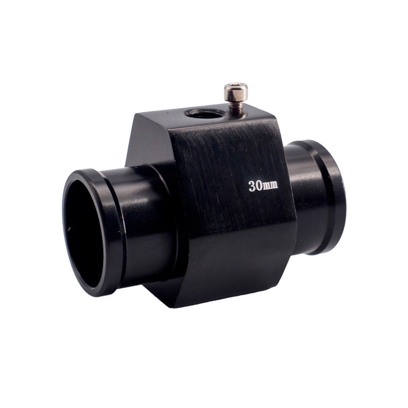 Simoni Racing, veden lämpötila-anturin kiinnike - musta anodisoitu alumiini - Ø30mm