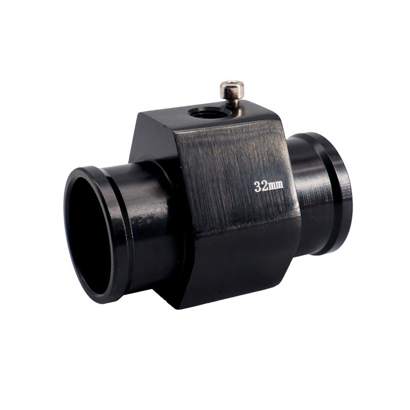 Simoni Racing, veden lämpötila-anturin kiinnike - musta anodisoitu alumiini - Ø32mm