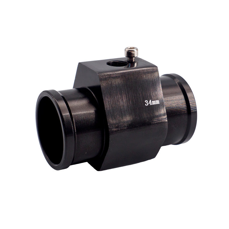 Simoni Racing, veden lämpötila-anturin kiinnike - musta anodisoitu alumiini - Ø34mm