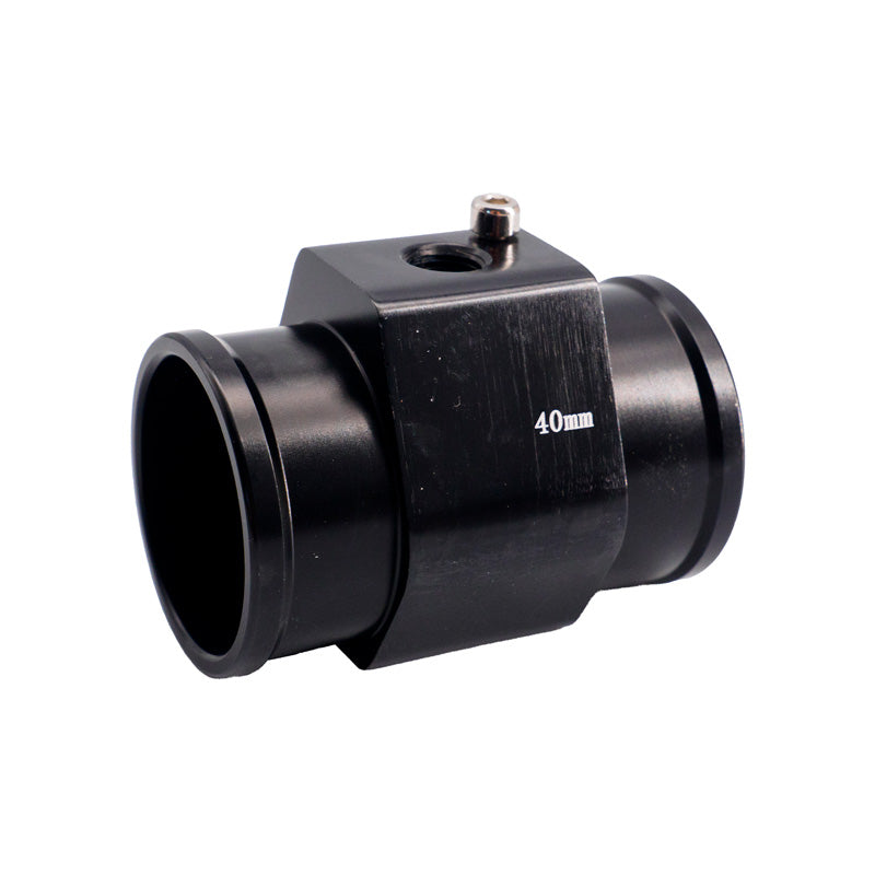 Simoni Racing, veden lämpötila-anturin kiinnike - musta anodisoitu alumiini - Ø40mm