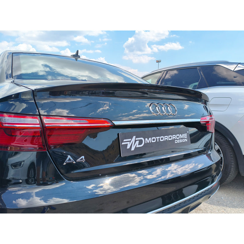 Motordrome, Bakspoiler, polyuretan, passar till Audi A4 B9 Sedan (2015-2024)
