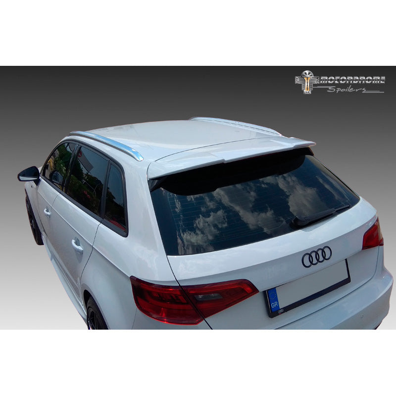 Motordrome, kattospoileri, sopii Audi A3 (8V) Sportback 2012-2020 (PU)