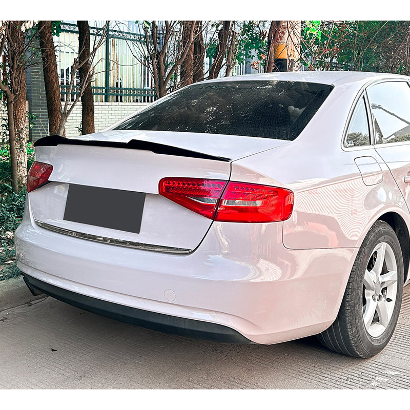 AutoStyle, takaspoileri, kiiltävän musta ABS, sopii Audi A4 (B8) Sedan 2008-2015