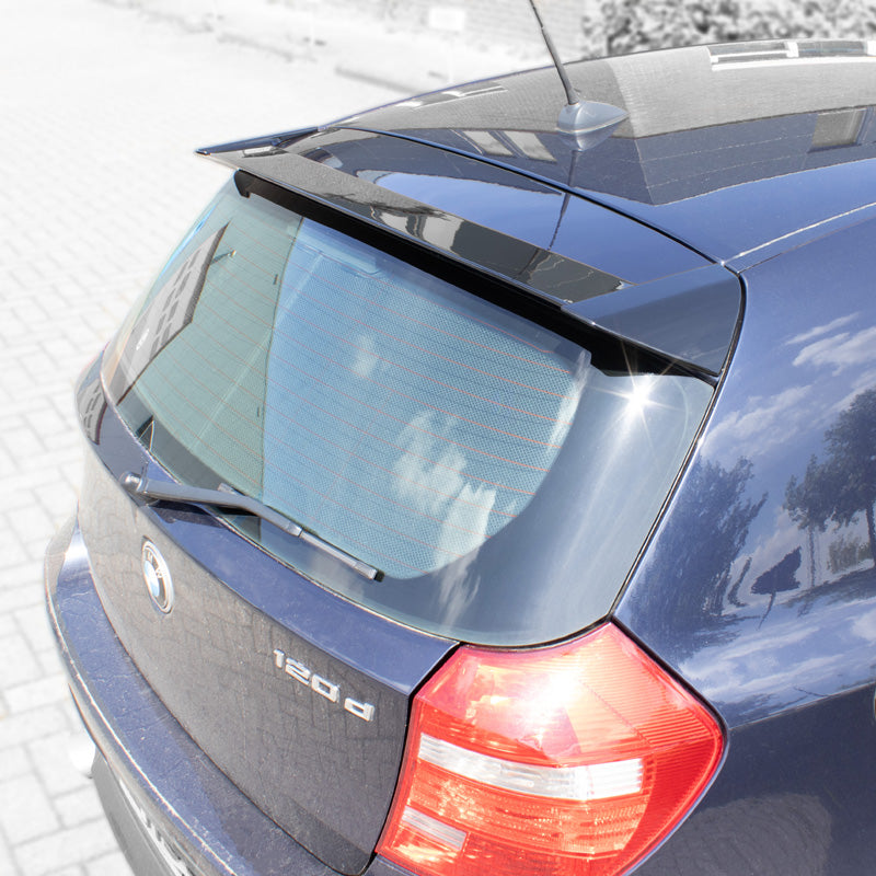 AutoStyle, katto spoileri BMW 1-Series E81/E87 - 3/5-ovinen - 2004-2011 - ABS kiiltävä musta