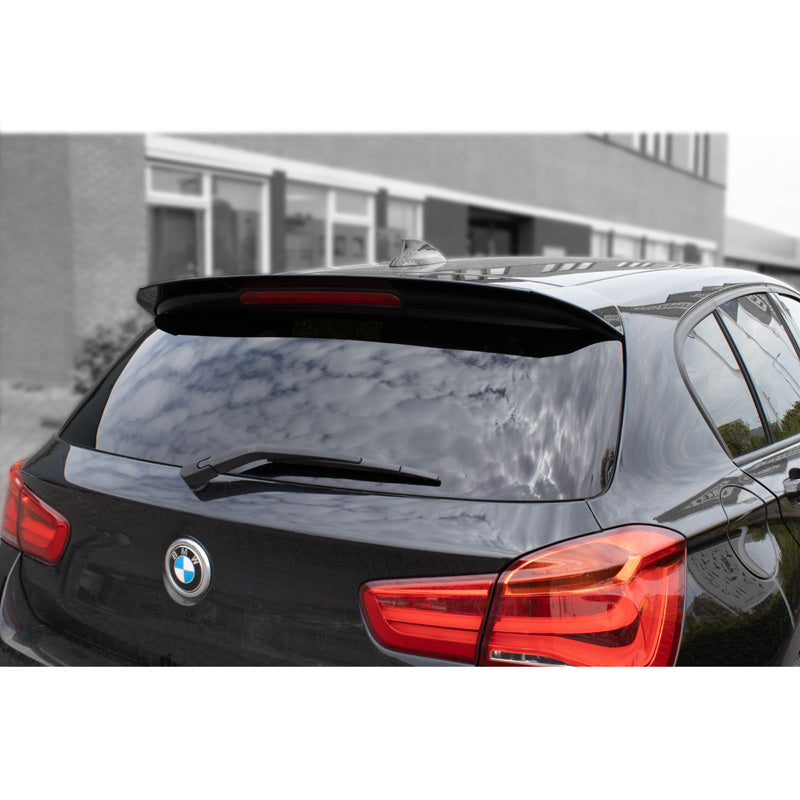 AutoStyle, takaspoileri - BMW 1-Series F20/F21 (2011-2019) - itseliimautuva - kiiltävän musta