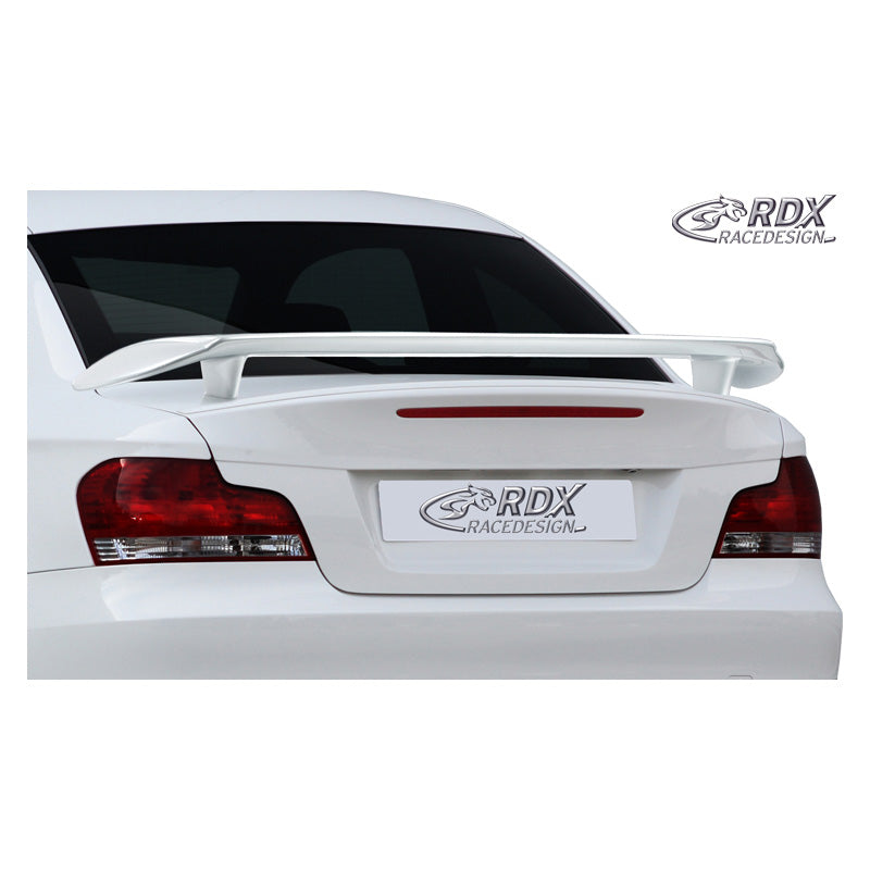 RDX Racedesign, bagageluckespoiler, passar till BMW 1-Series E82/E88 Coupé/Cabrio (PU)