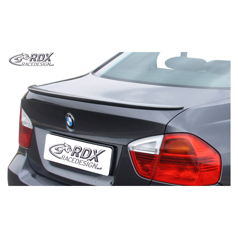 RDX Racedesign, takaluukun spoilerilippa, sopii BMW 3-Series E90 Sedan 2005-2011 (PUR-IHS)