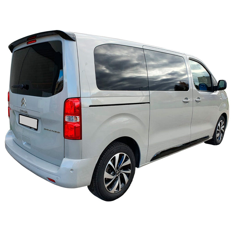 Motordrome, kattospoileri, sopii Citroën Jumpy/Dispatch/Spacetourer & Peugeot Expert III/Traveller & Toyota Proace 2016- & Opel Vivaro C/Zafira Life 2019- (Models wih rear hatch) (PU)