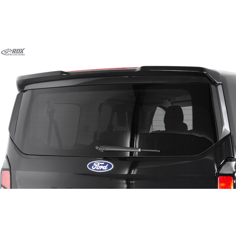 RDX, kattospoileri, PU-Rim, sopii Ford Transit Custom / Tourneo Custom (2023-) & Volkswagen Transporter / Caravelle T7 (2024-) (takaluukulla)