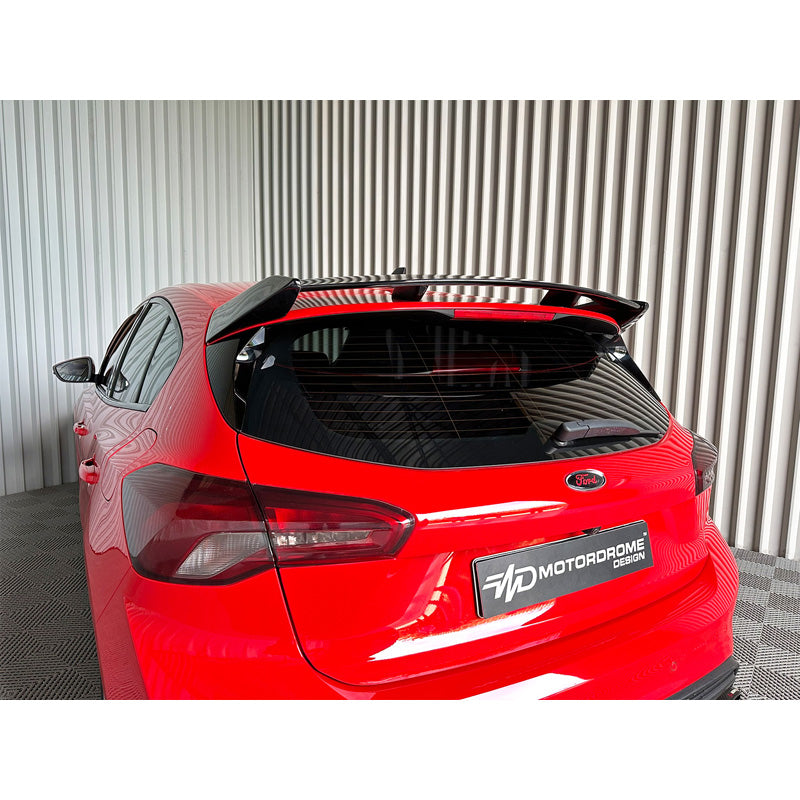 Motordrome, takspoiler, PU, passar till Ford Focus IV HB 2018-2021 & Facelift 2021, inkl. ST-Line, obehandlad