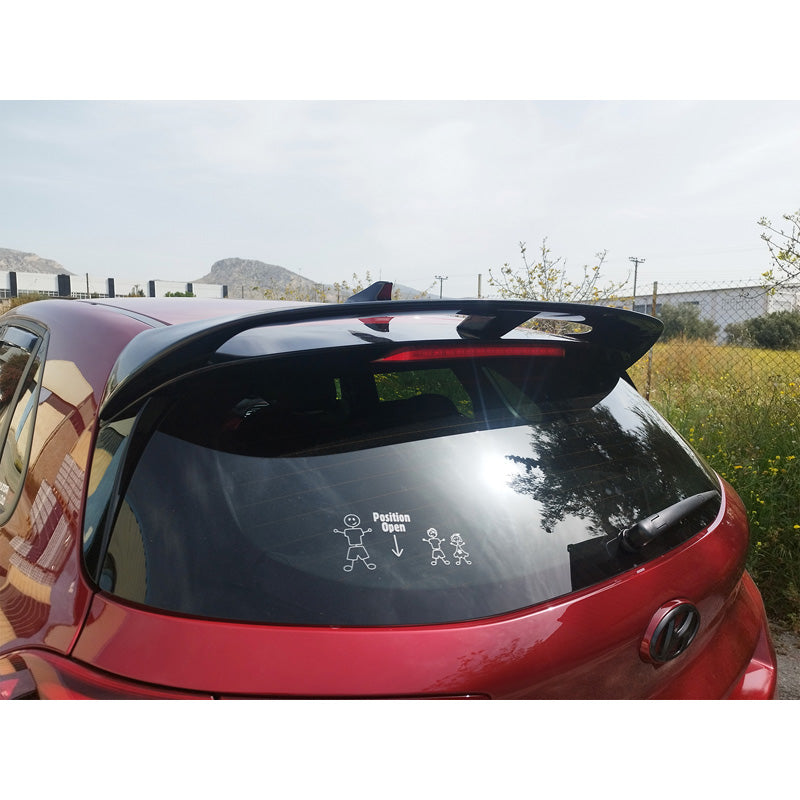 Motordrome, Takspoiler, Polyuretan, passar till Hyundai i30 III Hatchback (PDE) (2016-), inkl. N-Line